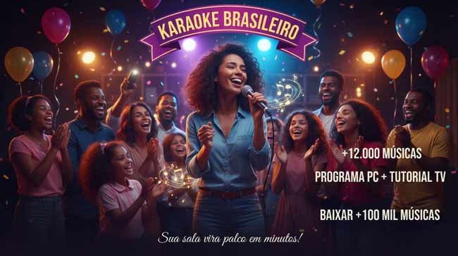 Karaokê Brasileiro Banner